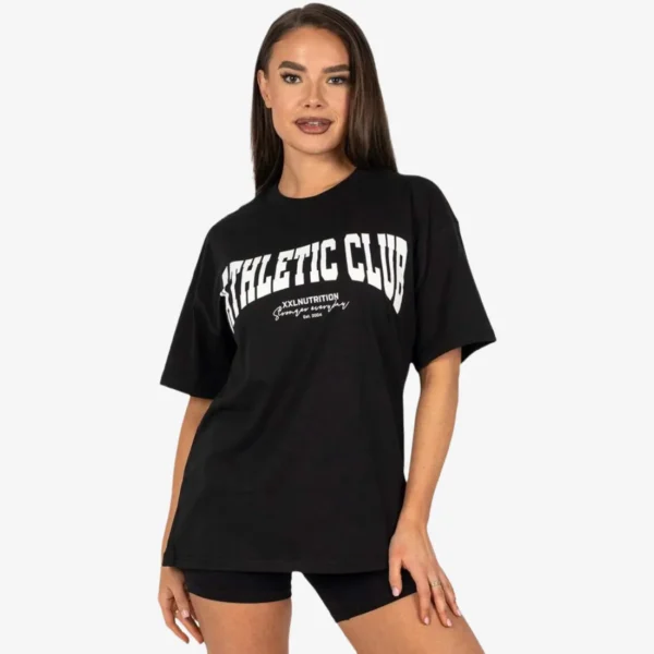 Athletic Oversized Tee - Black