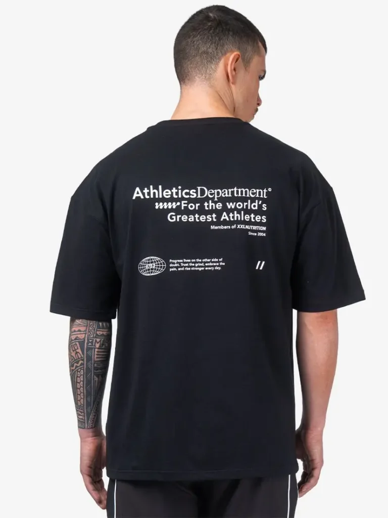 Athletics Department T-Shirt - Black