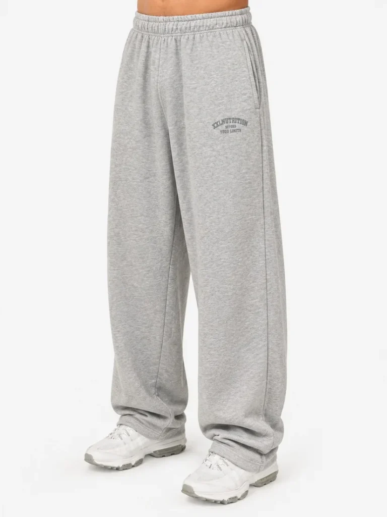 Baggy Sweatpants - Grey Melange