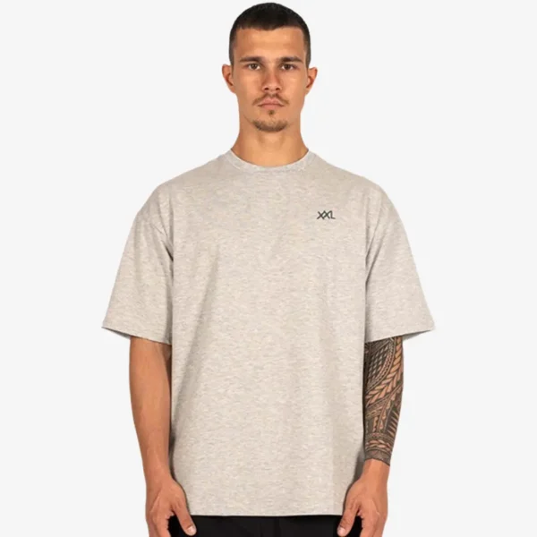 Basic Oversized T-Shirt - Marl Grey