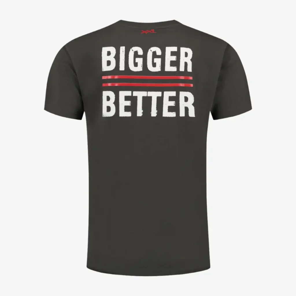 Bigger Is Better T-Shirt - Dark Grey