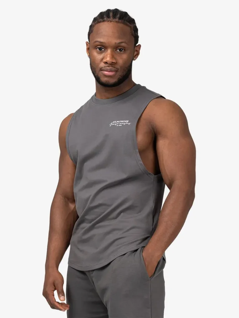 Essential Sleeveless T-Shirt - Dark Grey