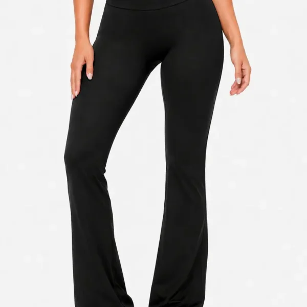 Flared Leggings - Black
