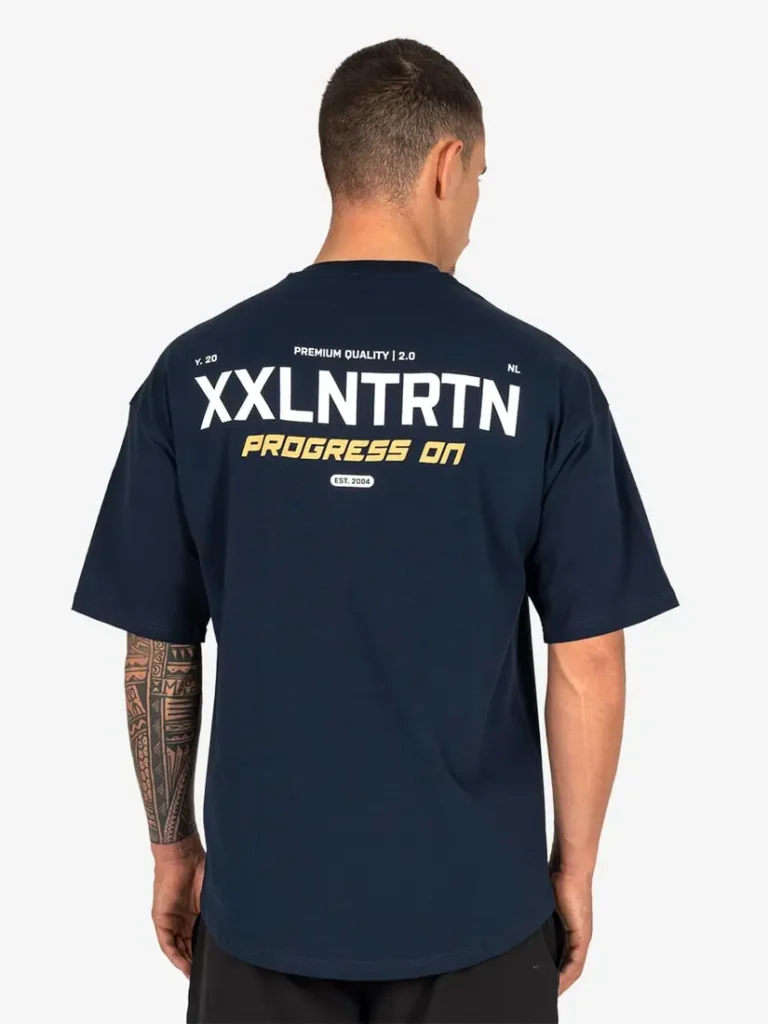 Progress On T-Shirt - Navy