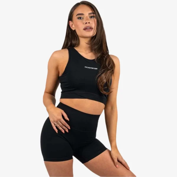 Pulse Crop Top - Black