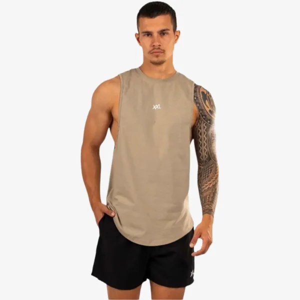 Qualifier Tank Top - Green Taupe