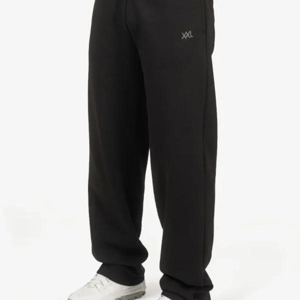 Straight Leg Joggers - Black