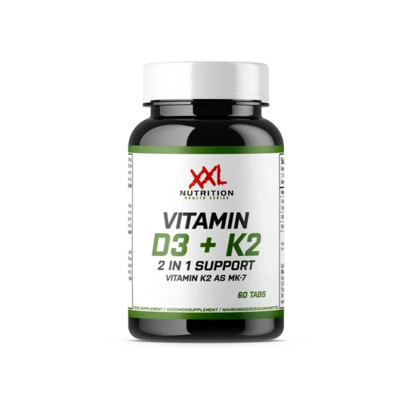 Vitamin D3 (1000 IU) + K2 (45 mcg) - 60 tablets